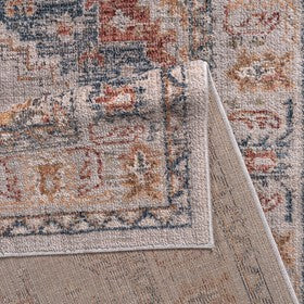 Jasmine Vintage Medallion Woven Area Rug