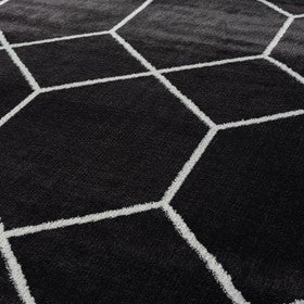 Averie Trellis Geometric Woven Area Rug