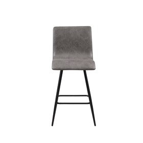 Adams Faux Leather Swivel Counter Stool