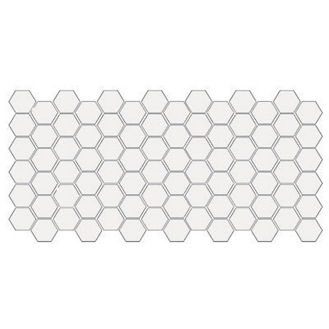 American Olean Unglazed Mosaics 12" x 24" Unglazed Porcelain 2" Hexagon Mosaic