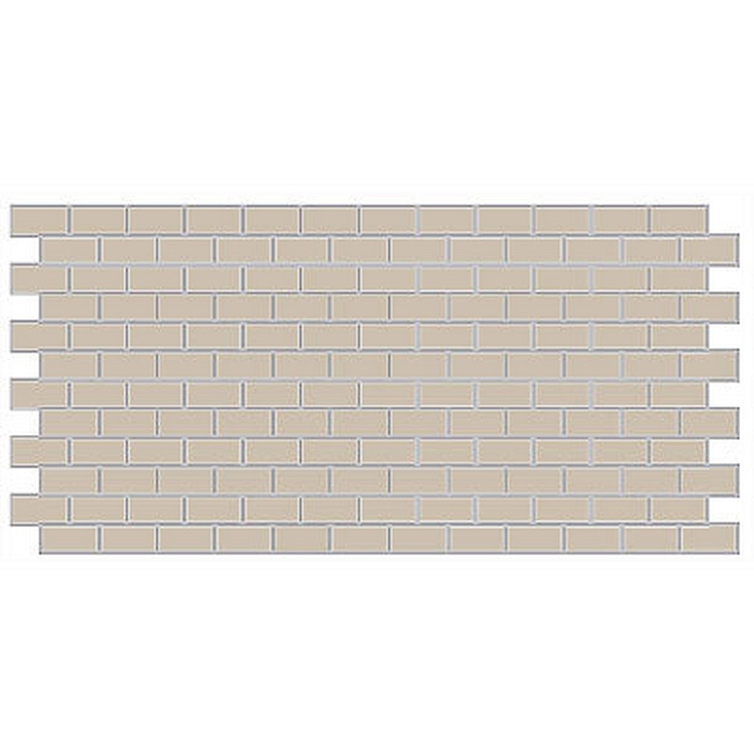 American Olean Unglazed Mosaics 12" x 24" Unglazed Porcelain Brick Joint Mosaic