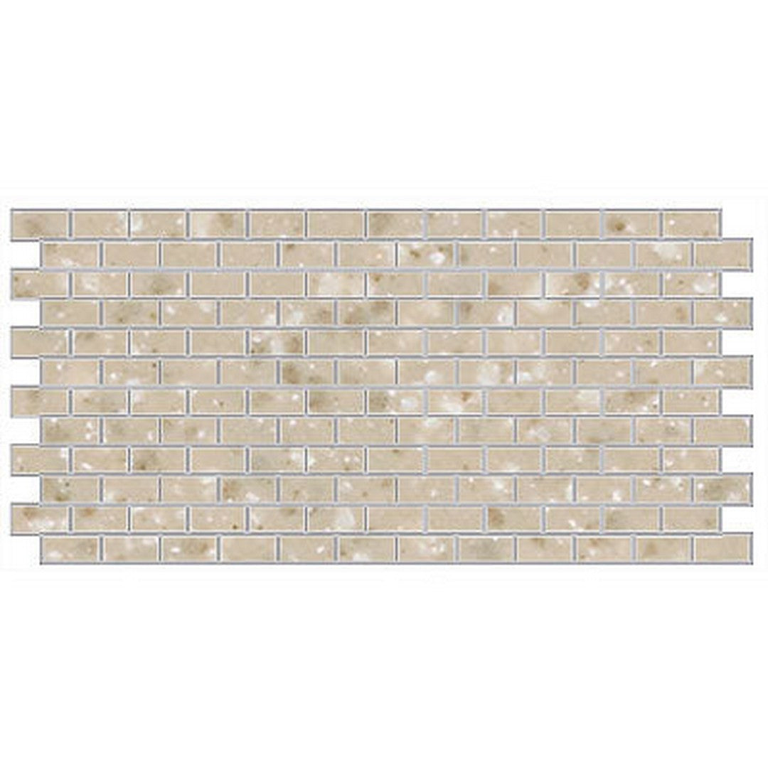 American Olean Unglazed Mosaics 12" x 24" Unglazed Porcelain Brick Joint Mosaic