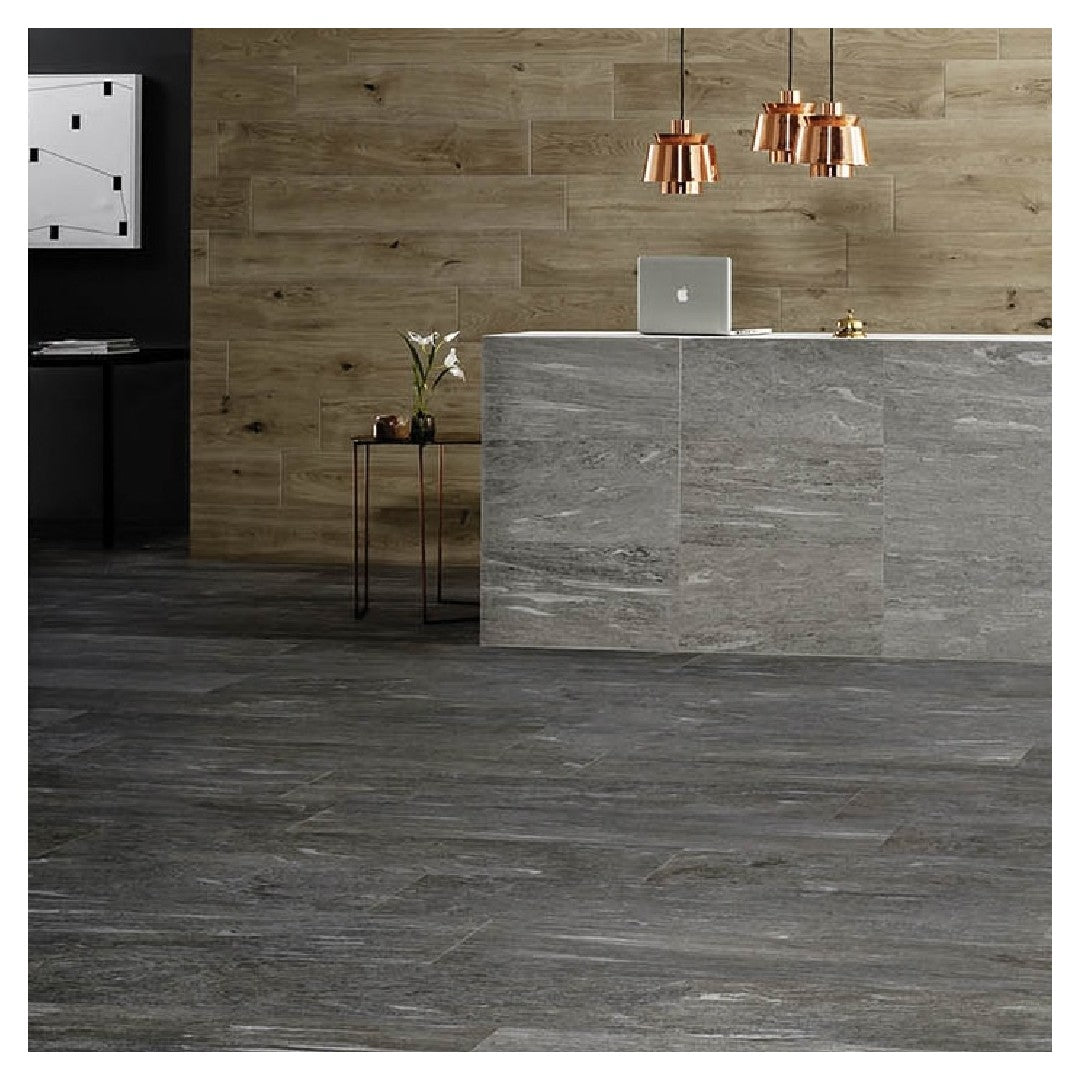 Daltile Ambassador 16" x 48" Textured Porcelain Xterior 2cm Paver