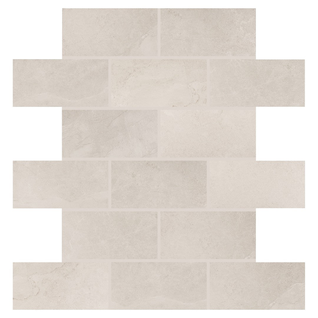 Daltile Advantage 12" x 12" Matte Ceramic 2x4" Brick Joint Mosaic