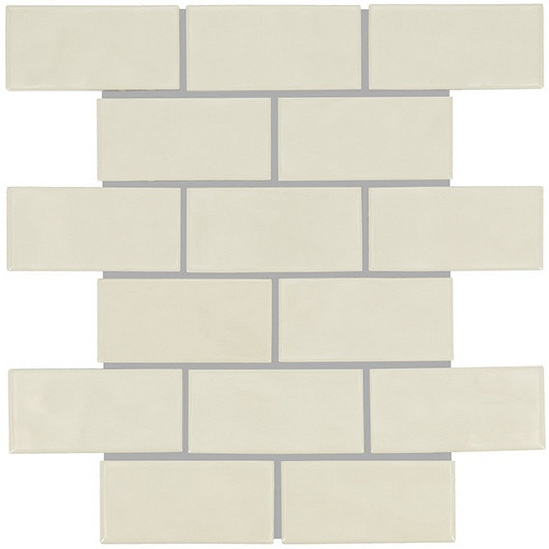 Marazzi Artezen 12" x 12" Glossy Ceramic Brick Joint Mosaic