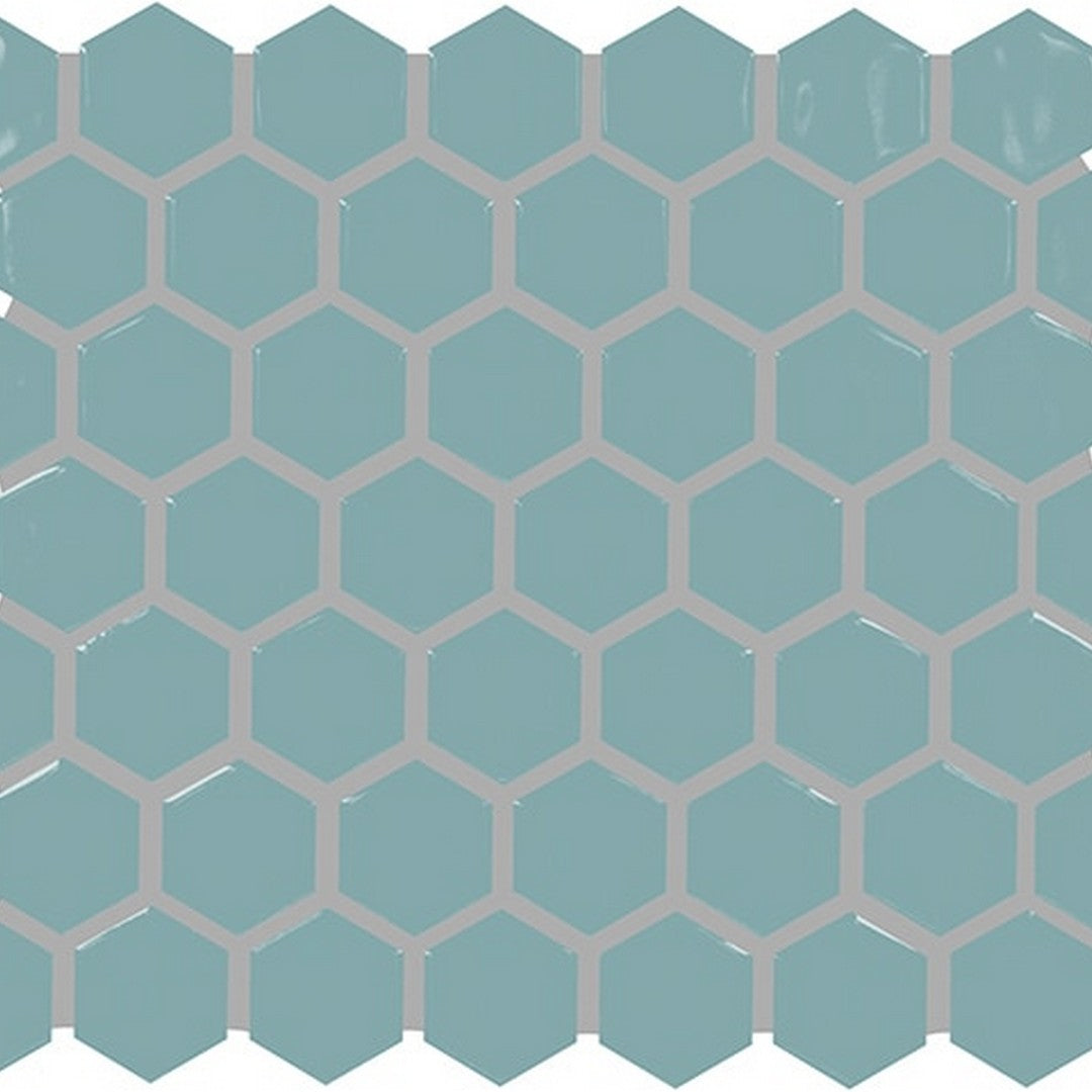 Marazzi Artezen 12" x 10" Glossy Ceramic 1.5" Hexagon Mosaic