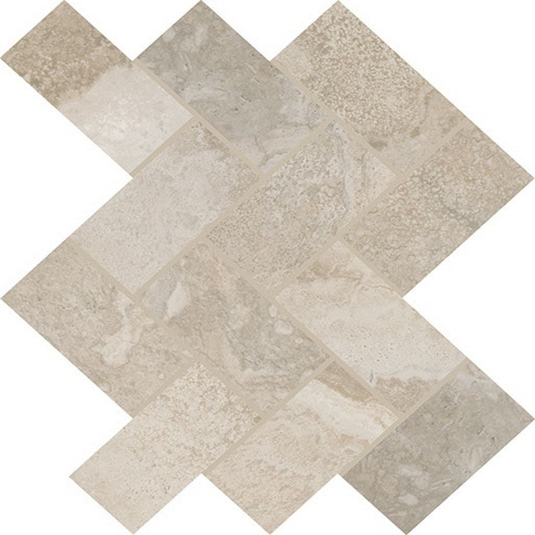 Daltile Archaia 12" x 14" Matte Porcelain Herringbone Mosaic