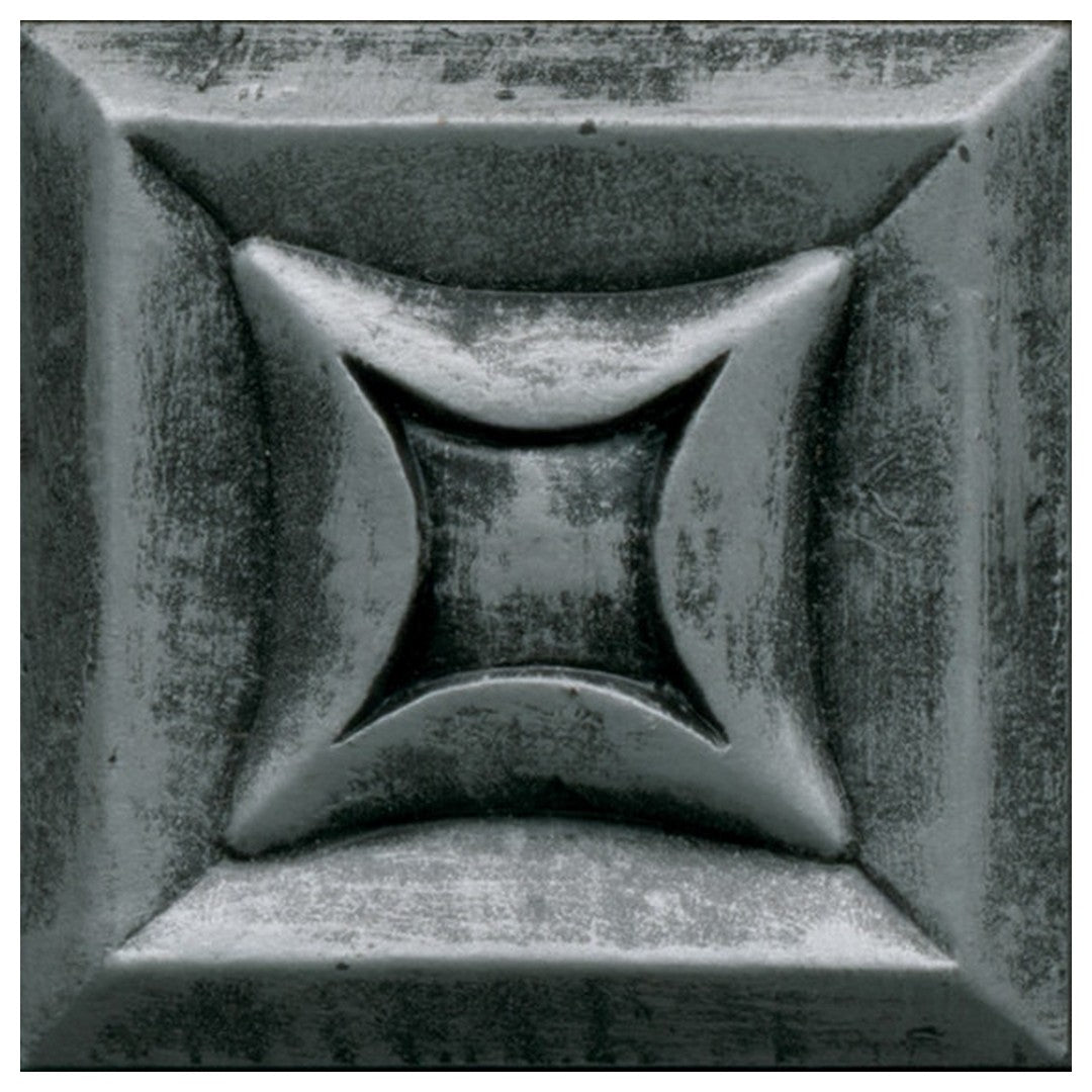 Daltile Armor 2" x 2" Satin Metal Star Tile