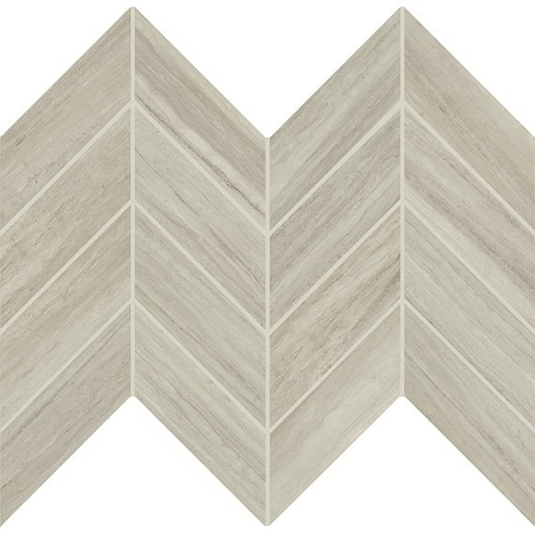 Daltile Articulo 12" x 12" Polished Porcelain 2x5" Chevron Mosaic