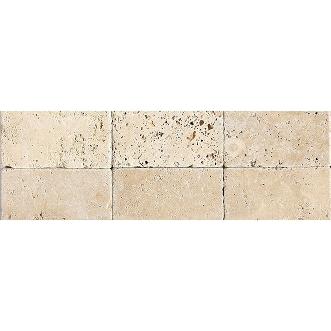 American Olean Stone Source Travertine - Builder Select 3" x 6" Tumbled Travertine Tile