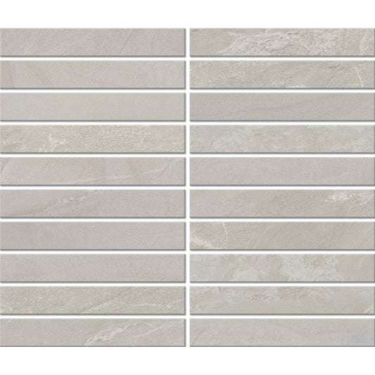 Daltile Bryne 10" x 12" Matte Ceramic 1x6" Straight Joint Mosaic