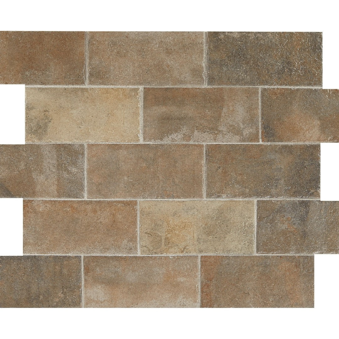 Daltile Brickwork 4" x 8" Matte Porcelain Paver Floor Tile