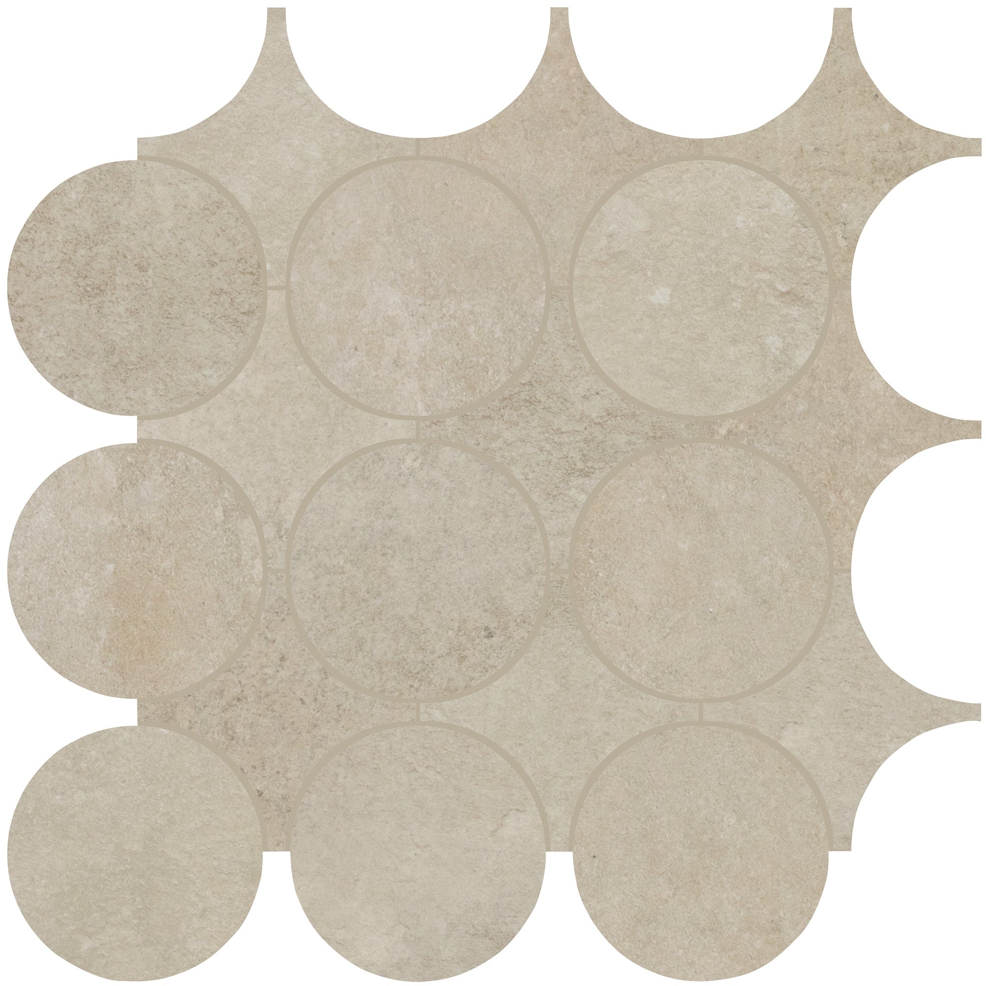 Daltile Rekindle 14" x 14" Matte Porcelain Mixed Stepwise Mosaic