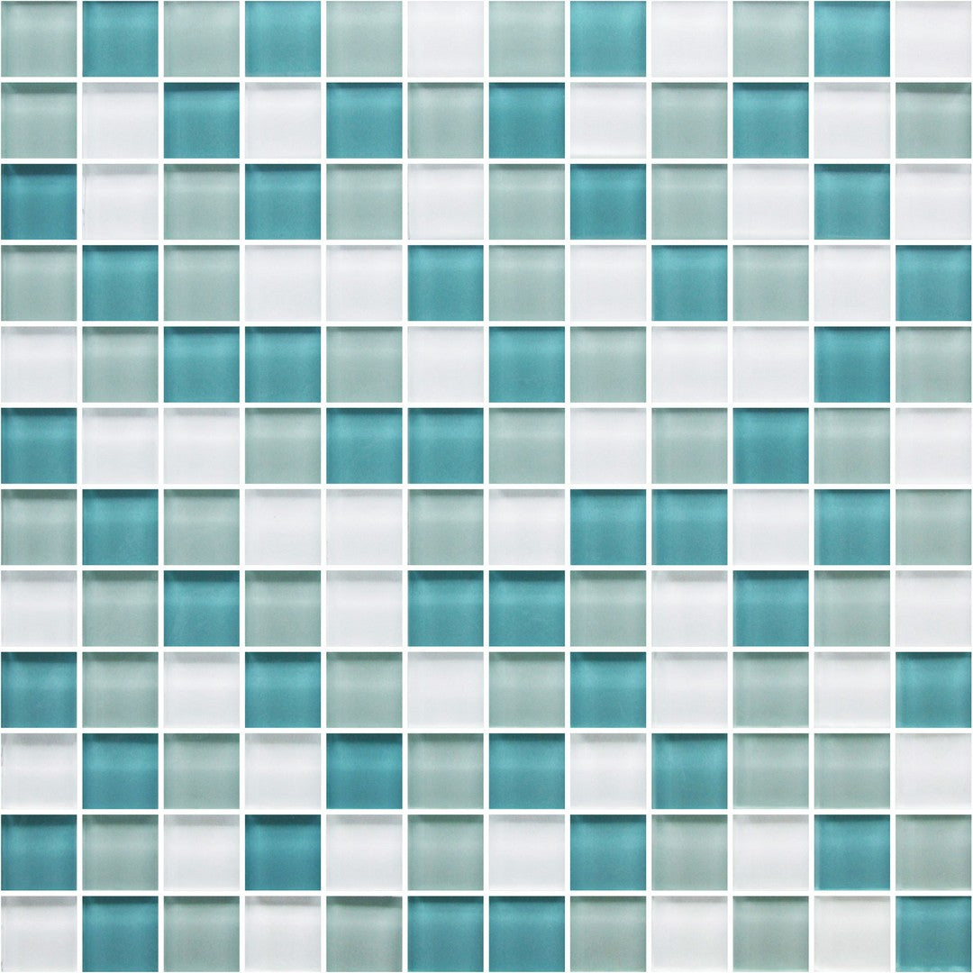 American Olean Color Appeal Glossy 12" x 12" Glass Mosaic