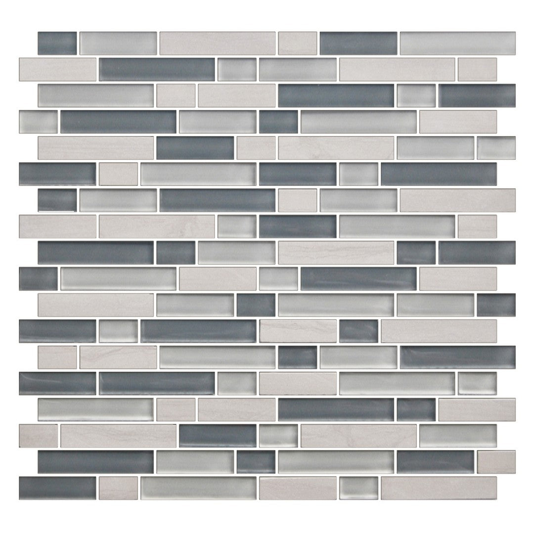 American Olean Color Appeal Glossy 12" x 12" Glass & Stone Mosaic