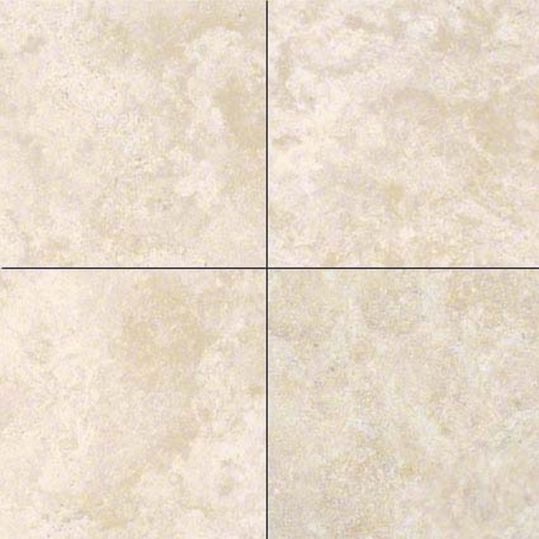 MS International Durango Cream 12" x 12" Honed Travertine Tile