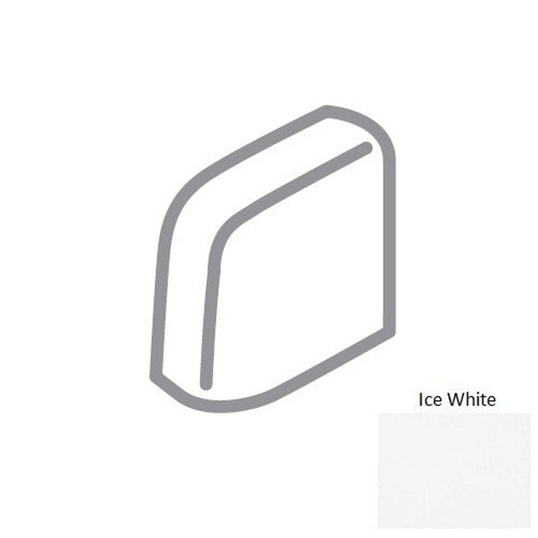 Bedrosians Traditions 2" x 2" Ceramic Matte Wall Trim Mud Cap Out Corner