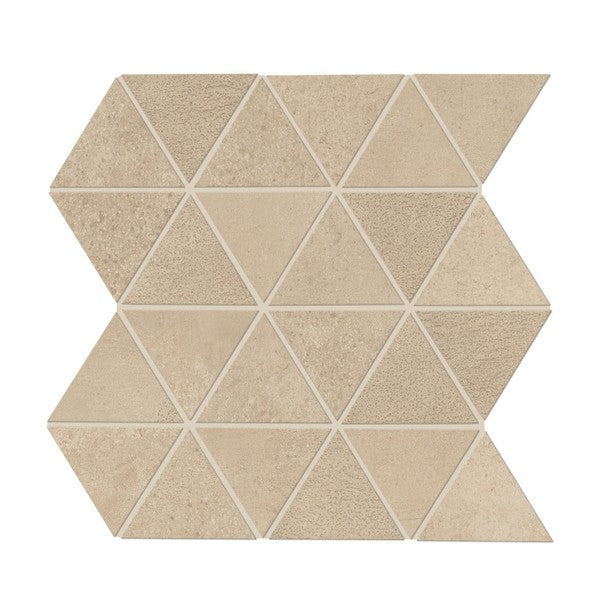 Daltile Chord 12" x 15" Matte Porcelain 3" Triangle Mosaic