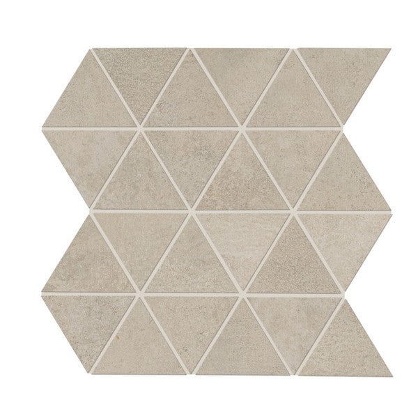 Daltile Chord 12" x 15" Matte Porcelain 3" Triangle Mosaic