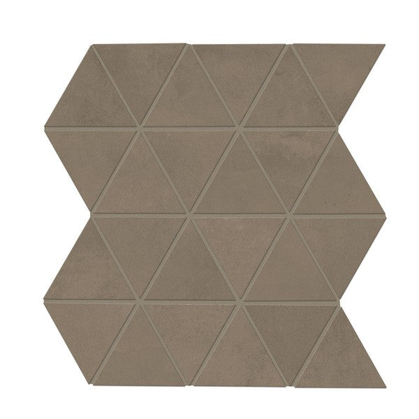 Daltile Chord 12" x 15" Matte Porcelain 3" Triangle Mosaic