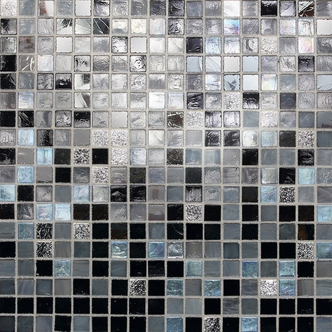 Daltile City Lights 12" x 12" Glossy Glass 1.5" Straight Joint Mosaic