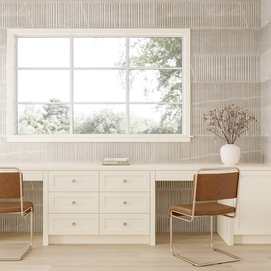 Bedrosians Nomade 24" x 48" Matte Porcelain Parallelo Deco Tile