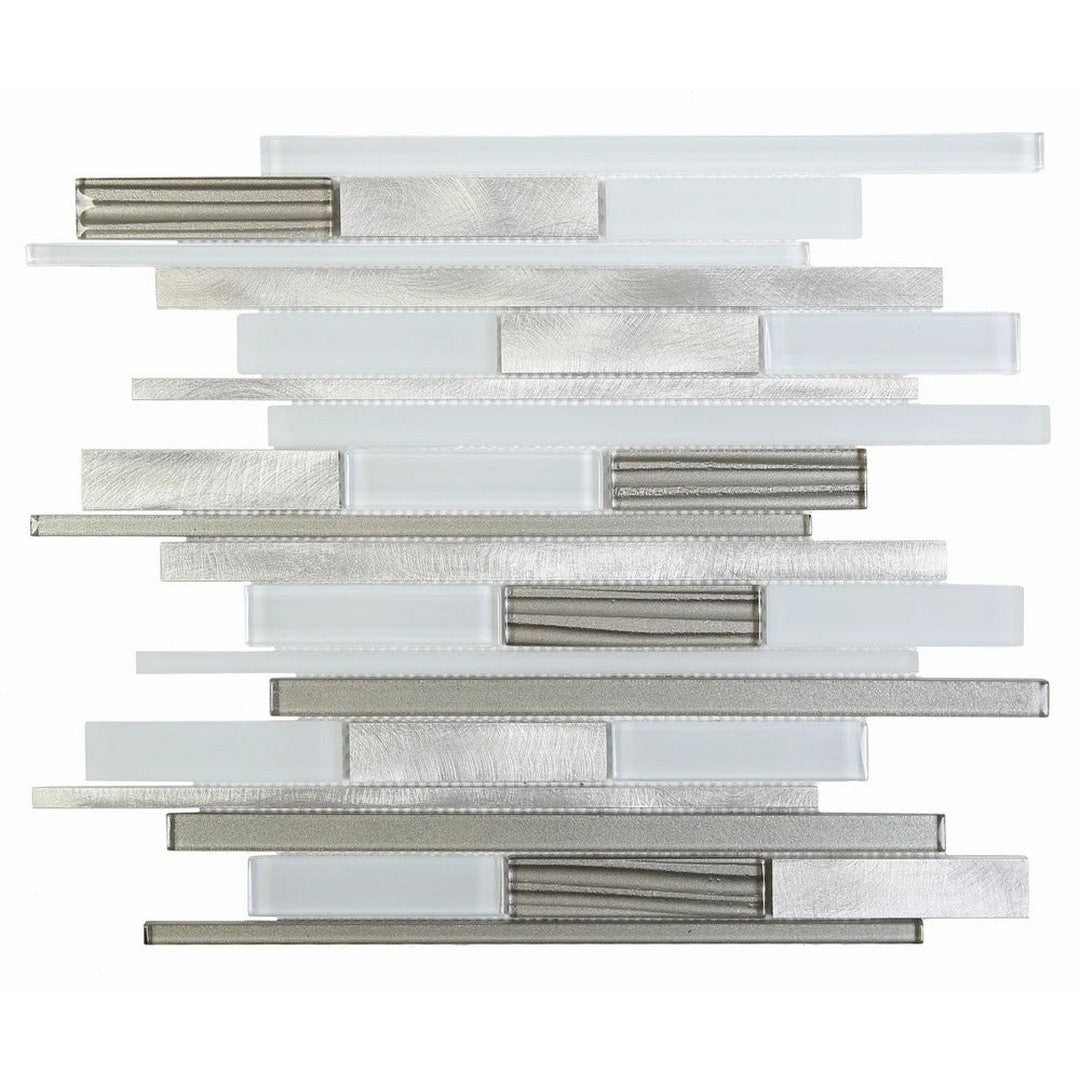 Ottimo Alumix 12" x 12" Glossy & Matte Glass Mosaic