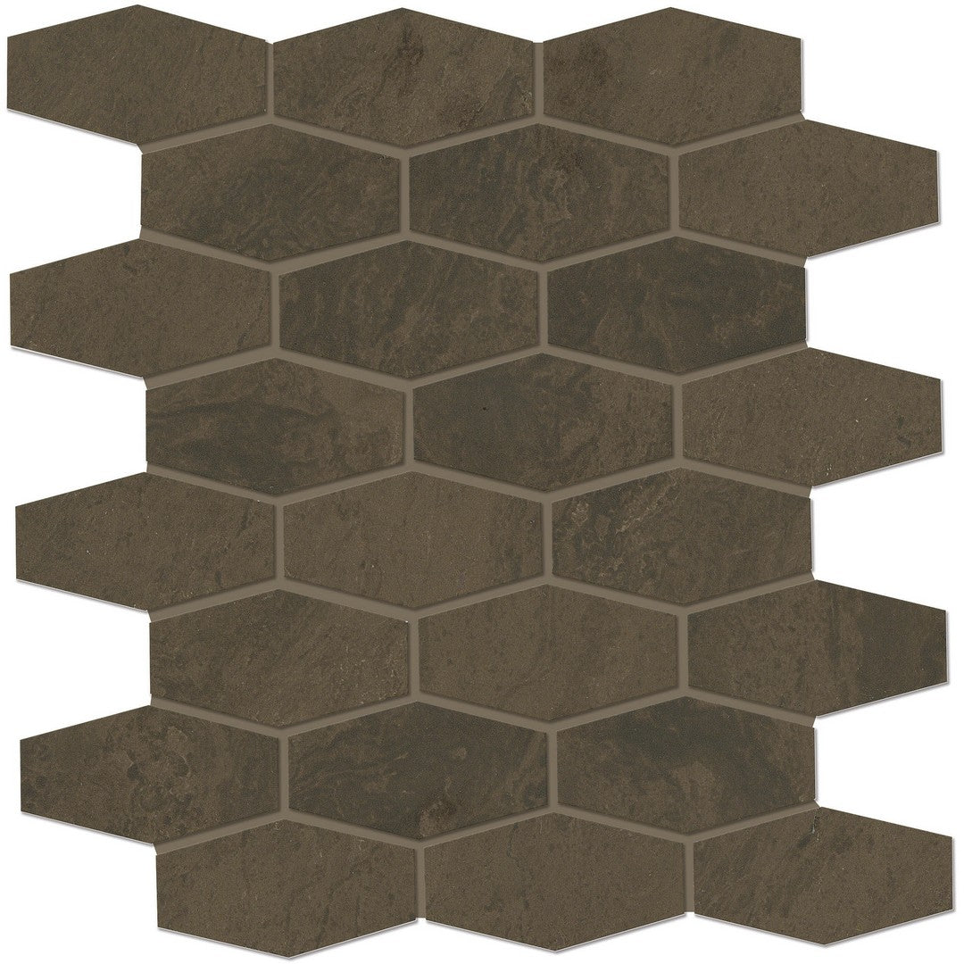 Marazzi Classentino Marble 12" x 12" Matte Porcelain Linear Hexagon Mosaic