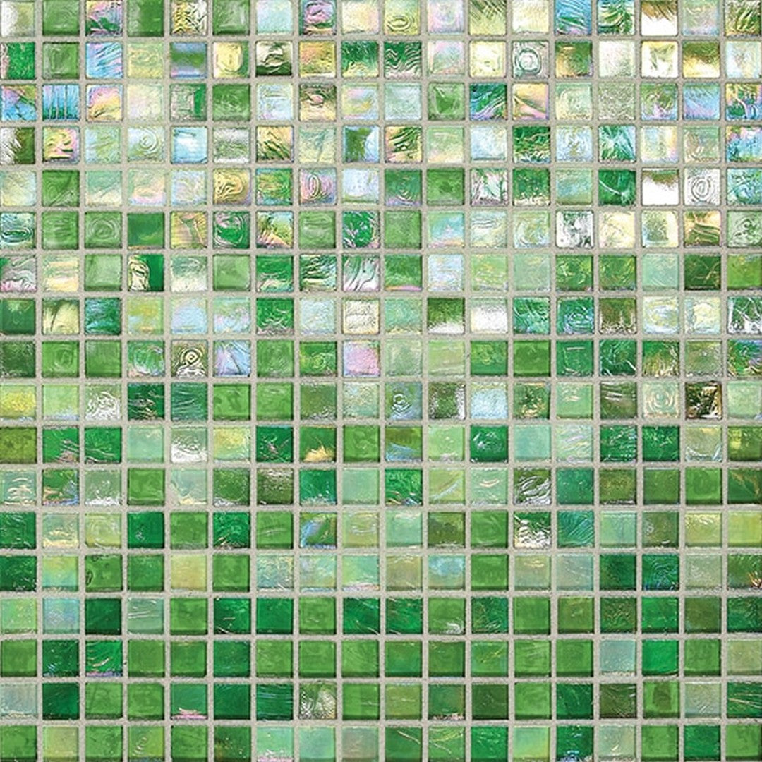 Daltile City Lights 12" x 12" Glossy Glass 1.5" Straight Joint Mosaic