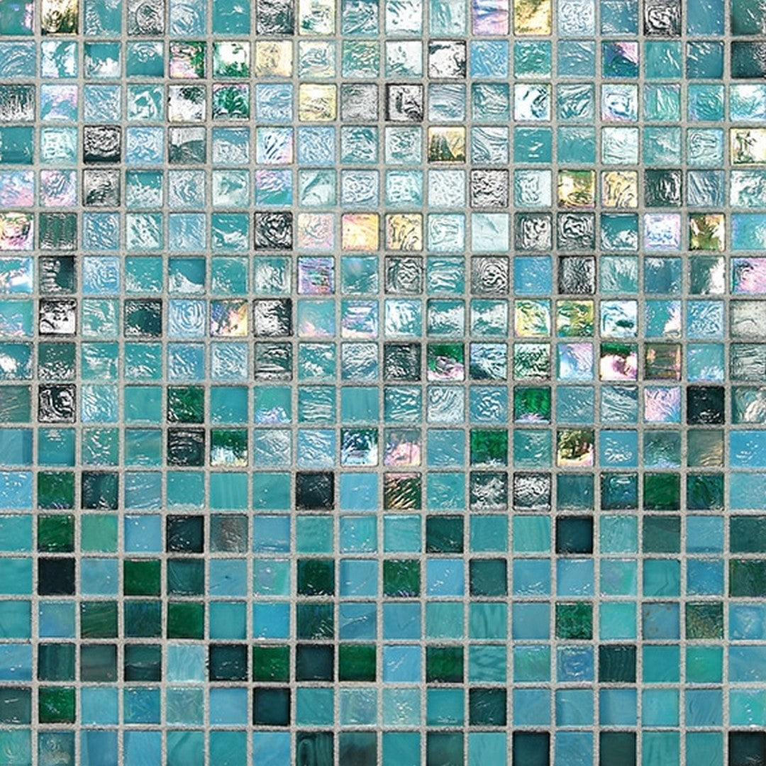 Daltile City Lights 12" x 12" Glossy Glass 1.5" Straight Joint Mosaic