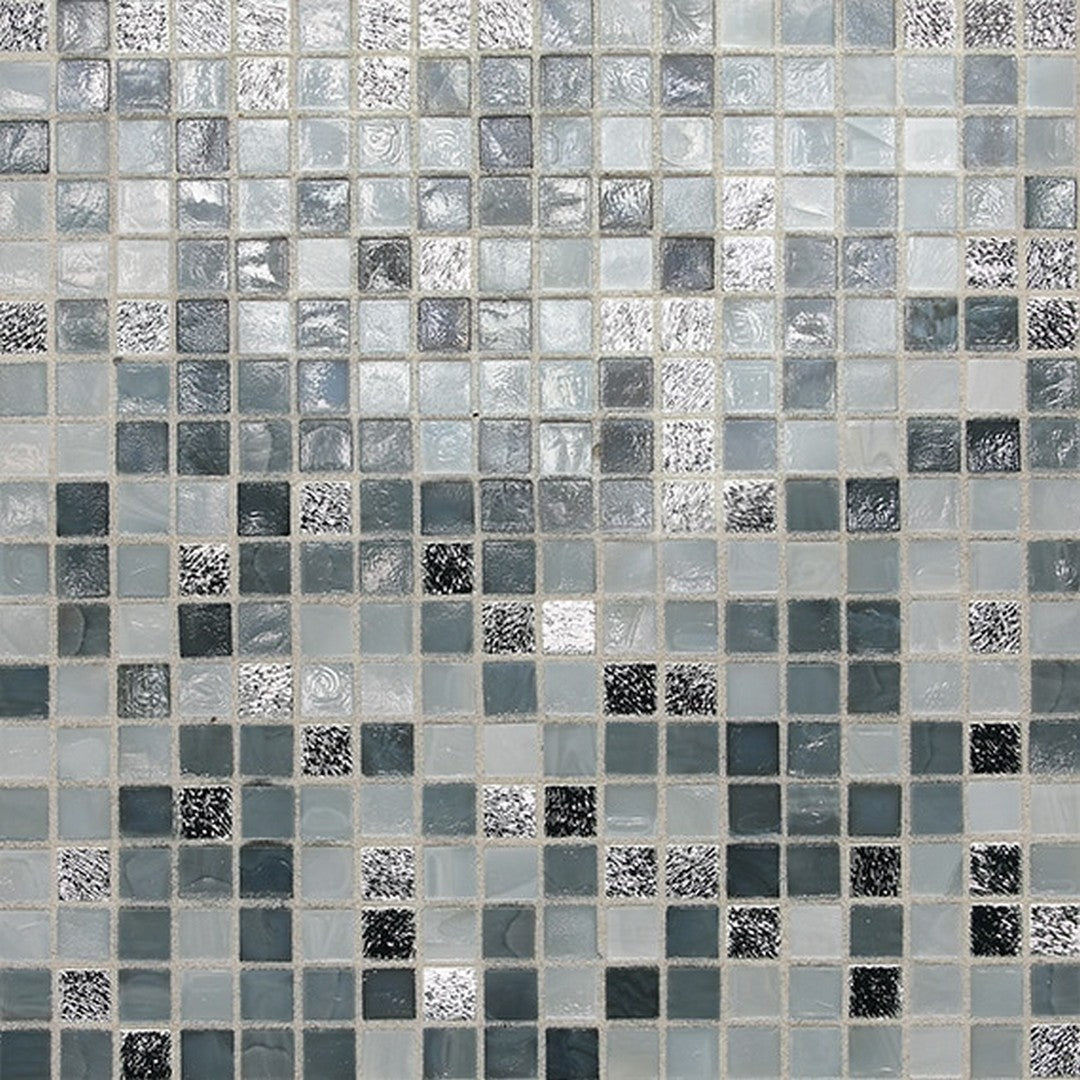 Daltile City Lights 12" x 12" Glossy Glass 1.5" Straight Joint Mosaic