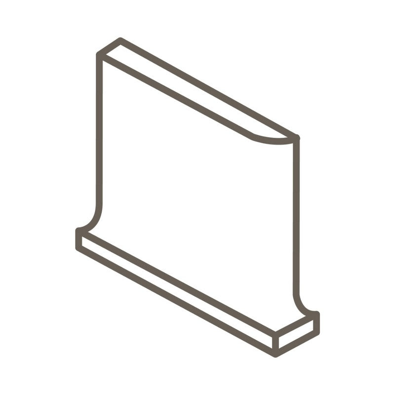 Daltile Color Wheel Classic 4" x 4" Ceramic Left Cove Corner