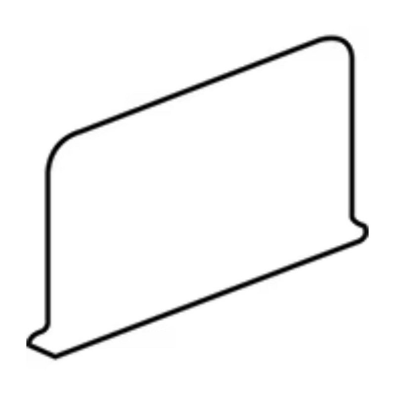 Daltile Fixture 6" x 12" Matte Porcelain Floor Cove Base