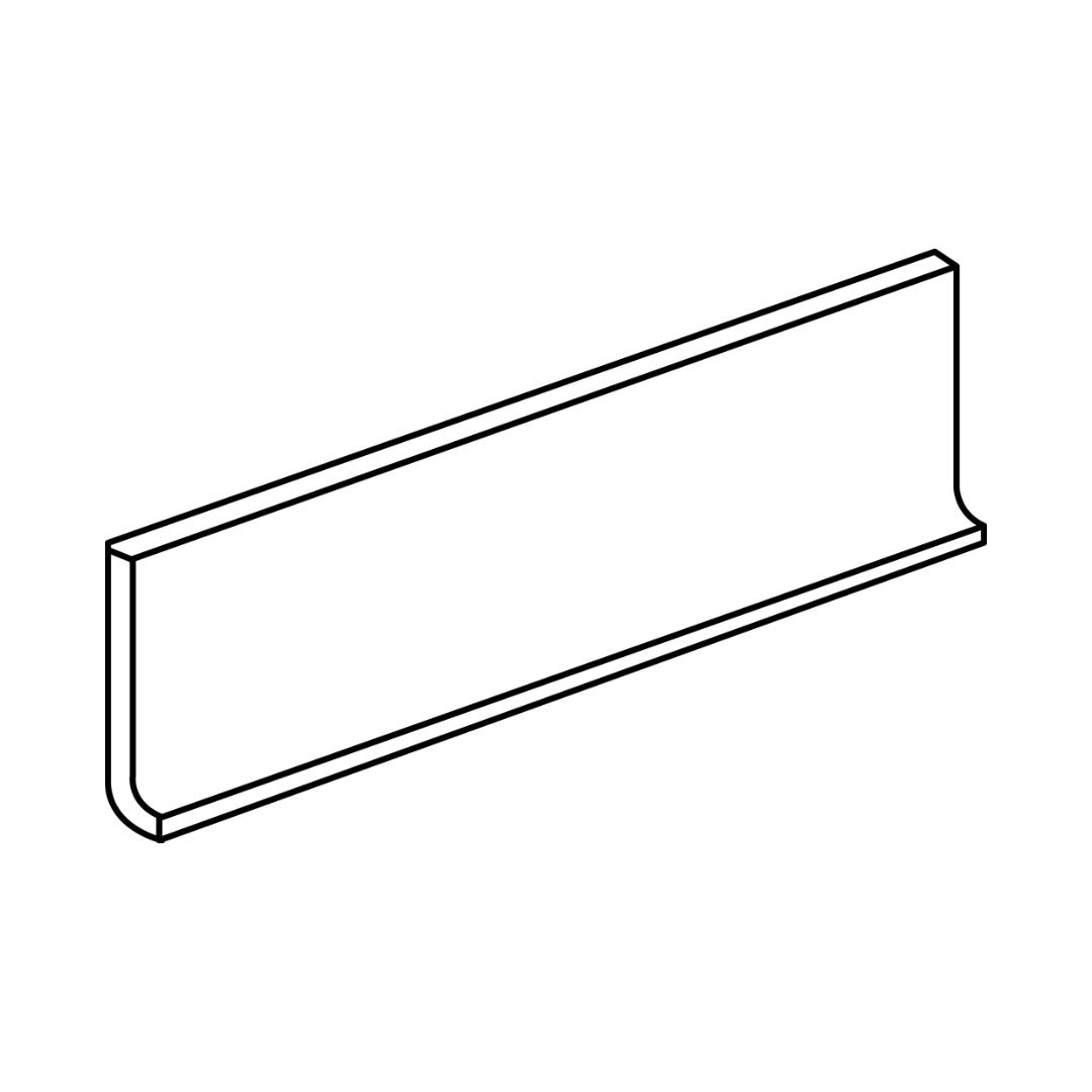 Daltile Color Wheel Linear 4" x 12" Ceramic Flat Top Cove Base