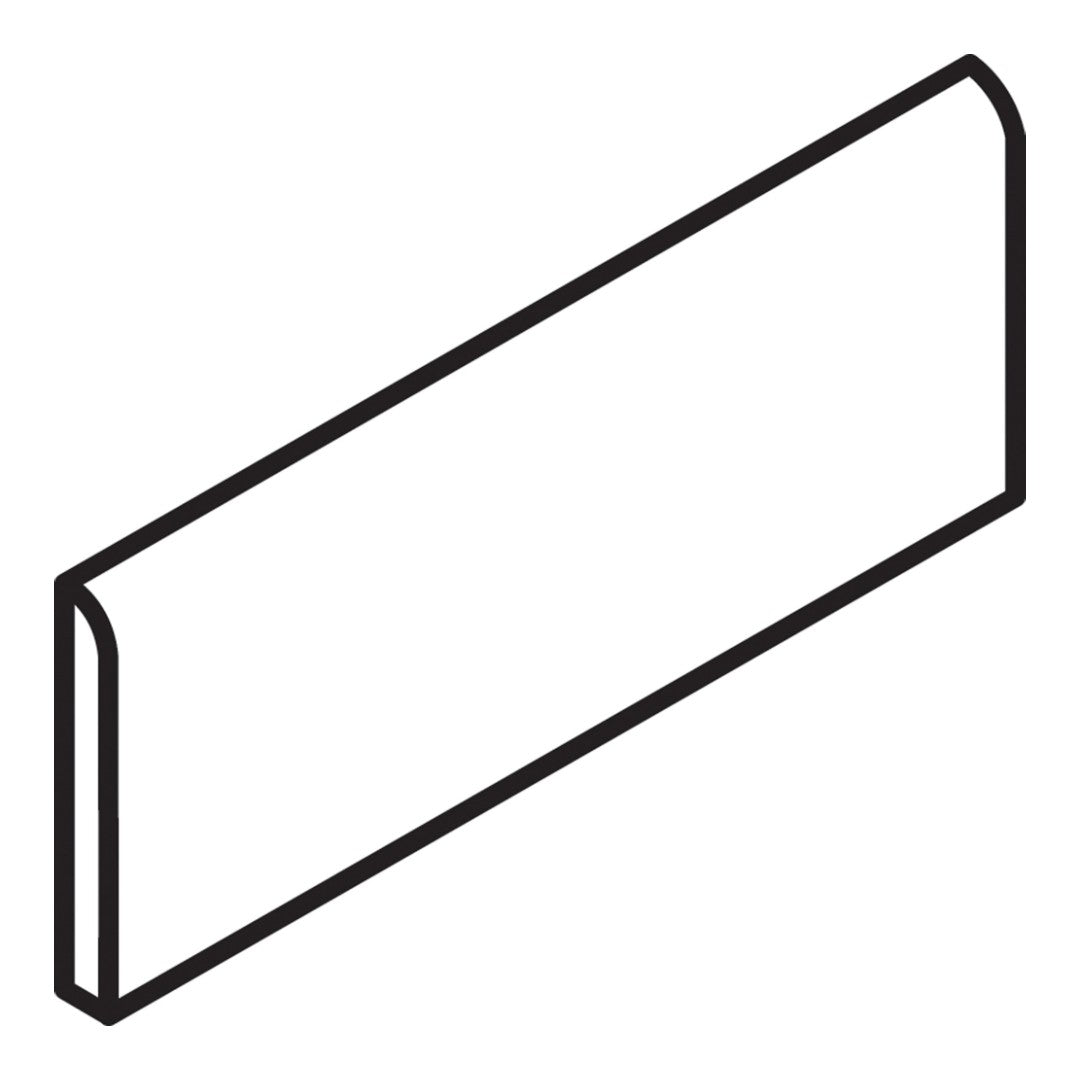 Daltile Color Wheel Linear 2" x 8" Ceramic 8" Side Bullnose