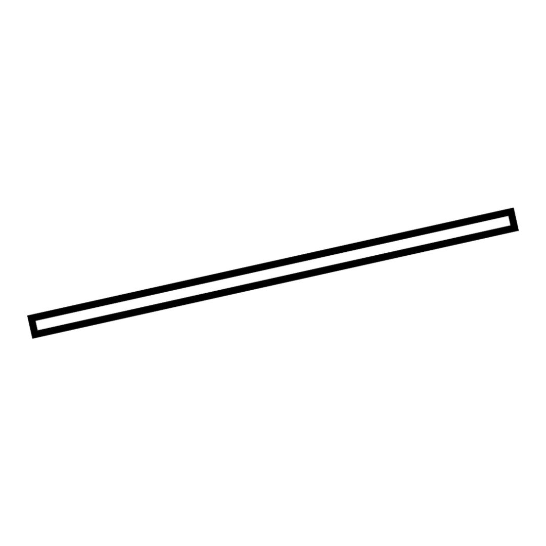 Daltile Colormatch 0.5" x 12" Ceramic Wall Jolly Trim