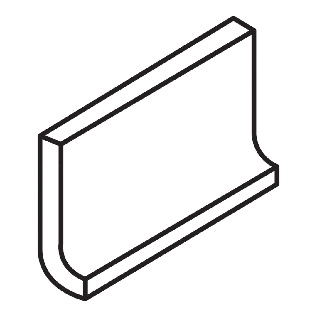 Daltile Colormatch A3361M - 3" x 6" Ceramic Cove Base