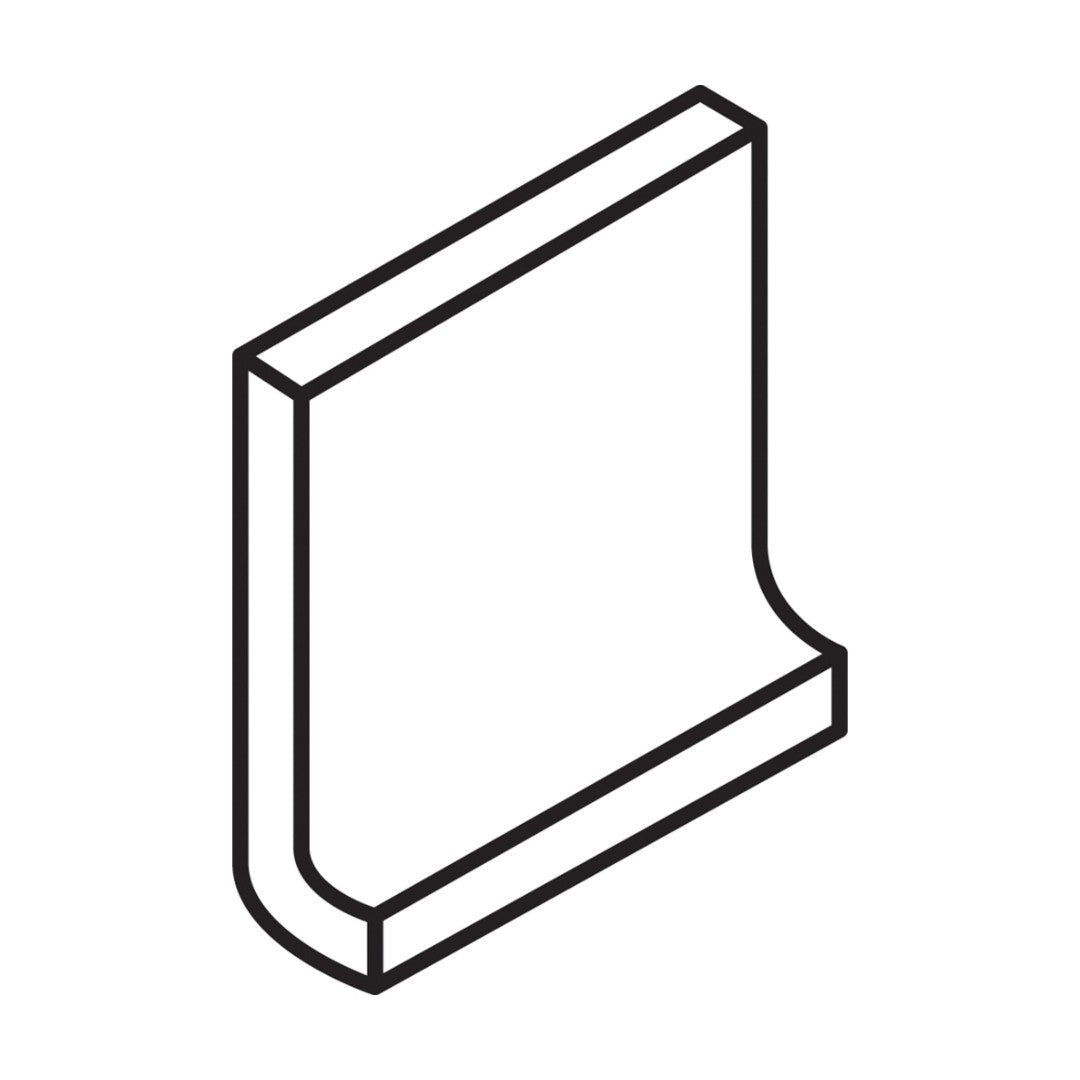 Daltile Colormatch A3401 - 4" x 4" Ceramic Cove Base