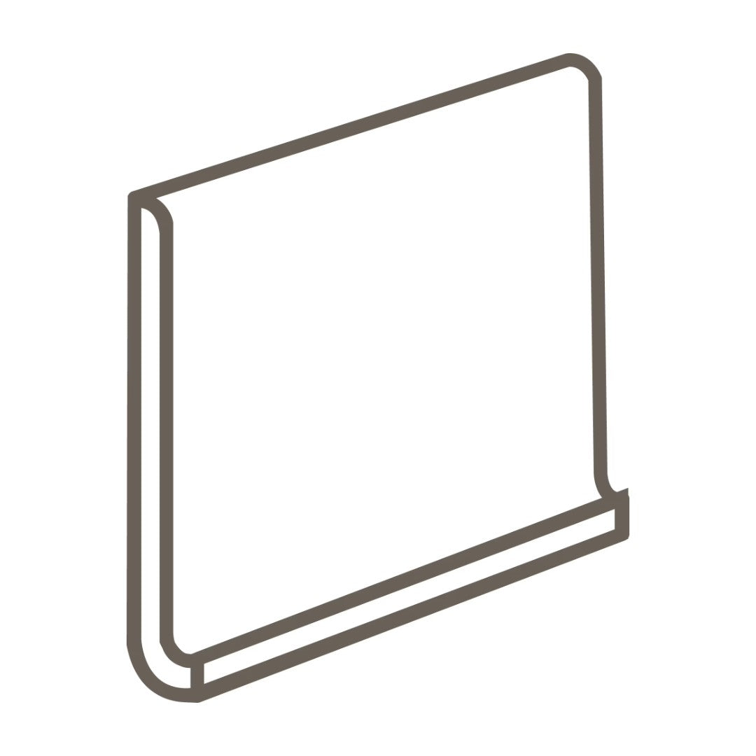 Daltile Colormatch S3619TN 6" x 6" Ceramic Slim FT Sanitary Cove Base