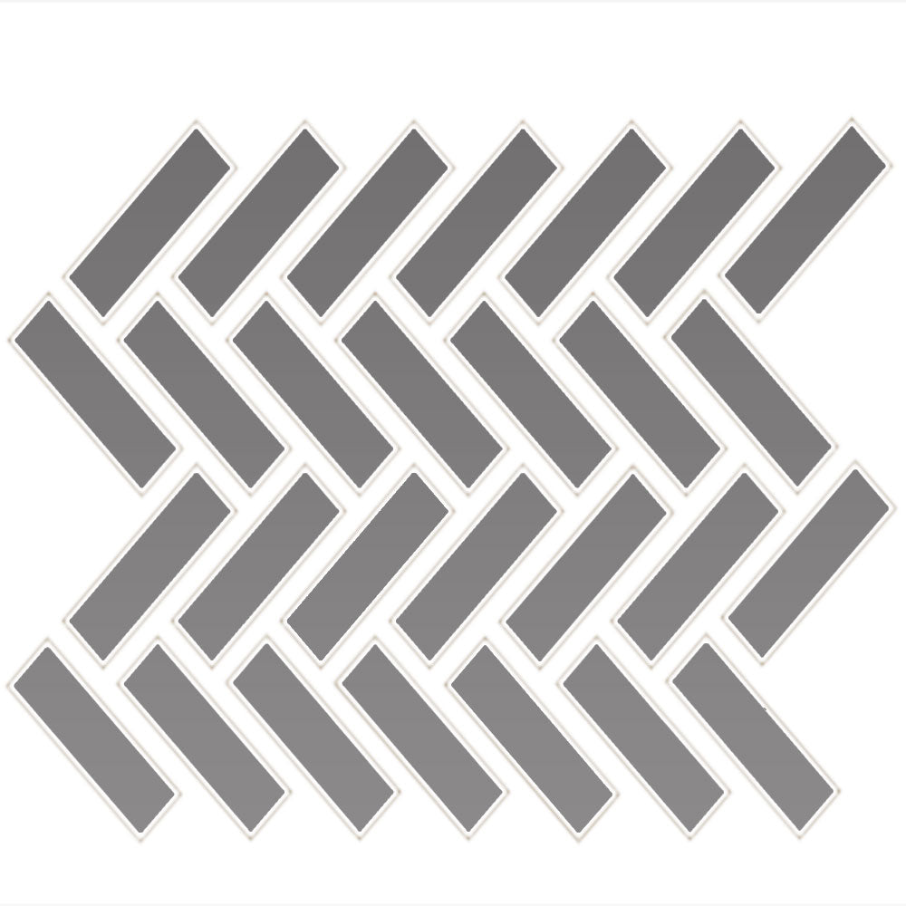 Daltile Color wheel Mosaic 9" x 12" Ceramic 1x3" Herringbone Mosaic