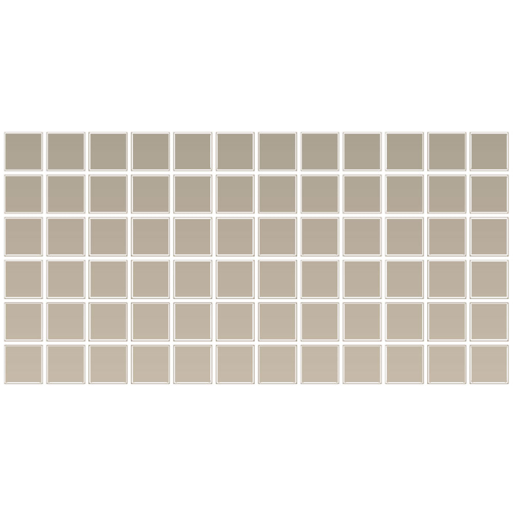 Daltile Color wheel Mosaic 12" x 24" Ceramic 2" Straight Joint Mosaic