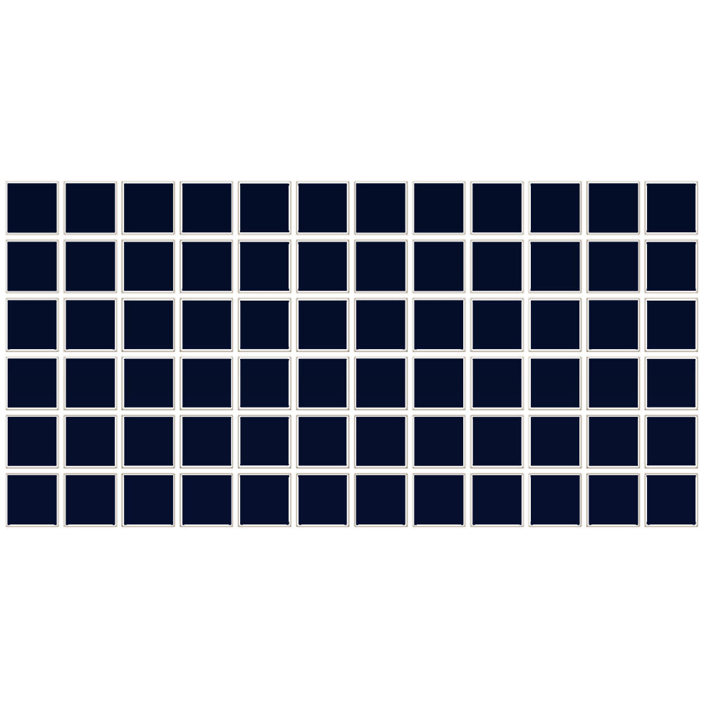 Daltile Color wheel Mosaic 12" x 24" Ceramic 2" Straight Joint Mosaic