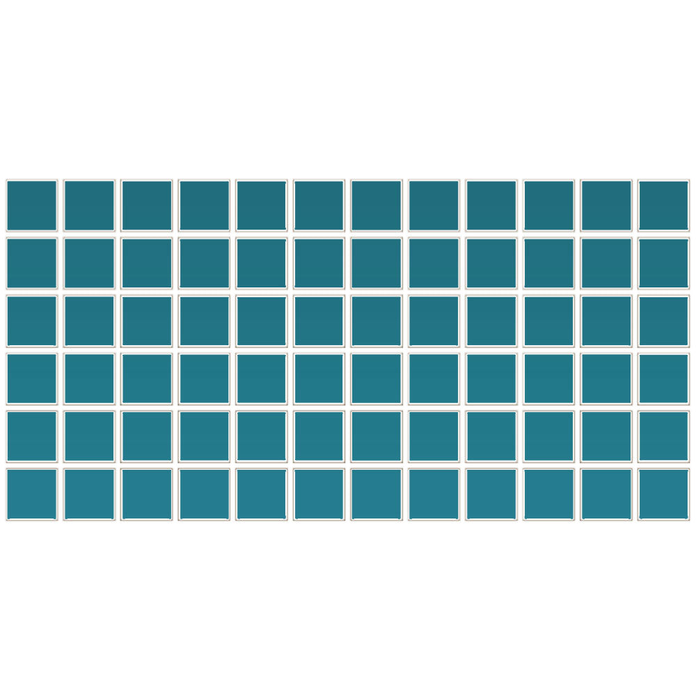 Daltile Color wheel Mosaic 12" x 24" Ceramic 2" Straight Joint Mosaic