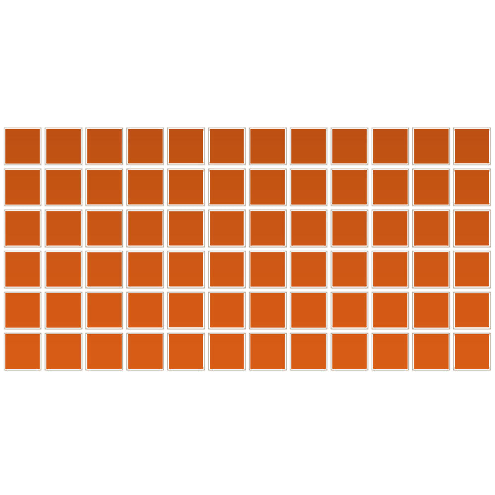 Daltile Color wheel Mosaic 12" x 24" Ceramic 2" Straight Joint Mosaic