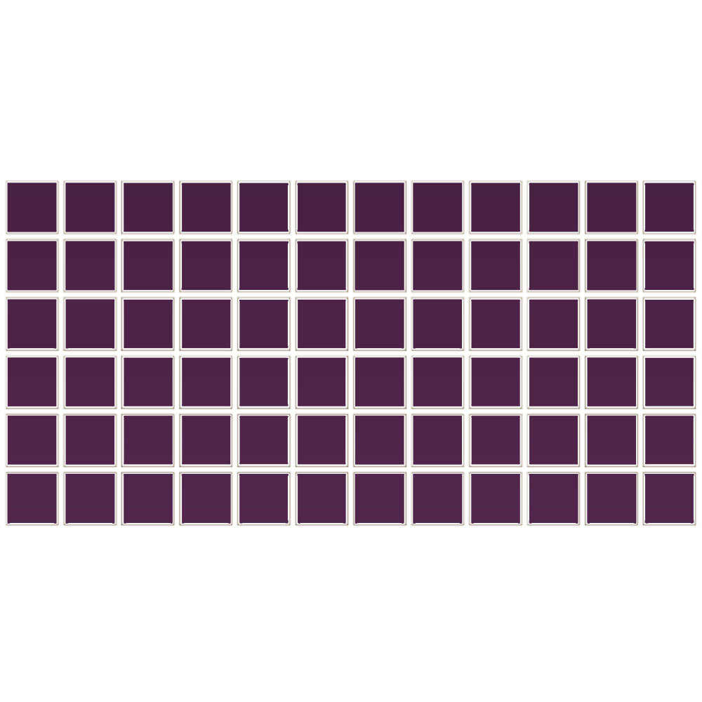 Daltile Color wheel Mosaic 12" x 24" Ceramic 2" Straight Joint Mosaic