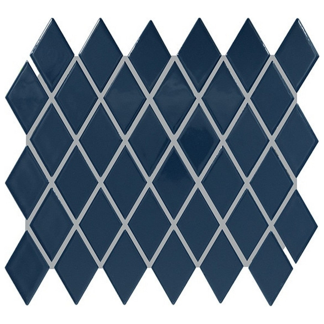 Daltile Color wheel Retro 12" x 13" Glossy Ceramic 2x3" Harlequin Mosaic