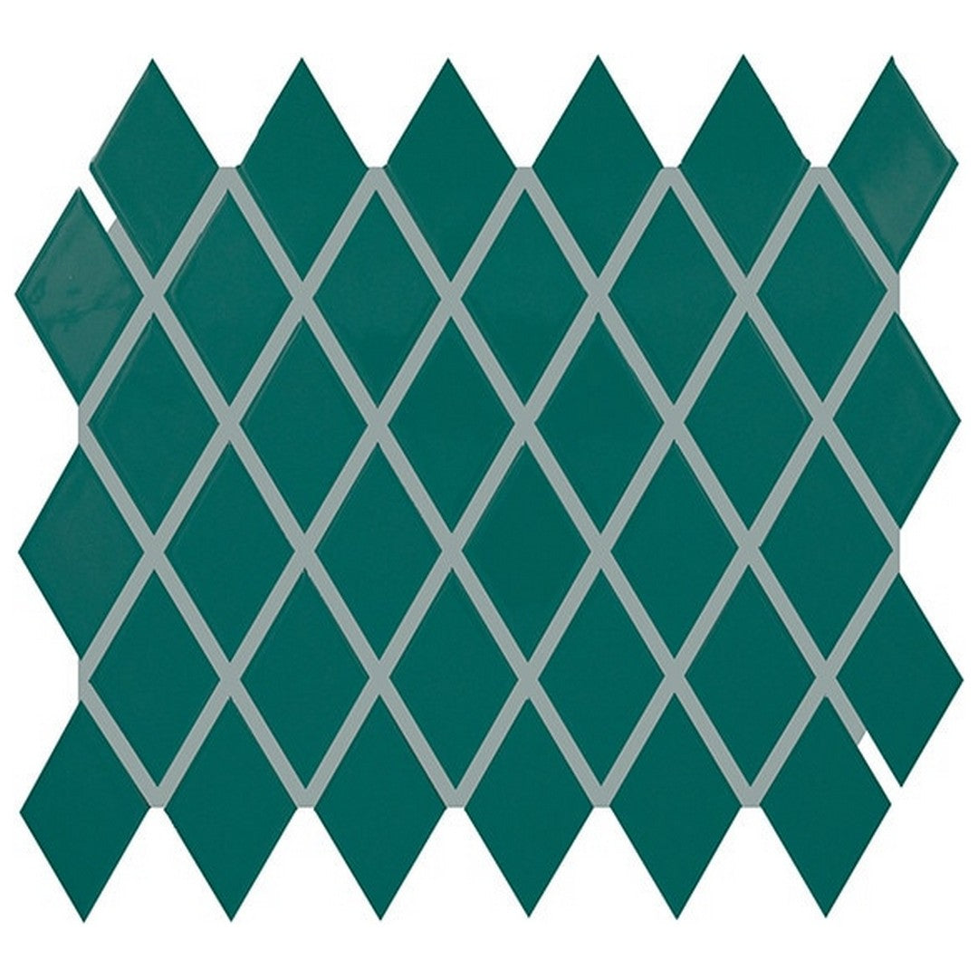 Daltile Color wheel Retro 12" x 13" Glossy Ceramic 2x3" Harlequin Mosaic