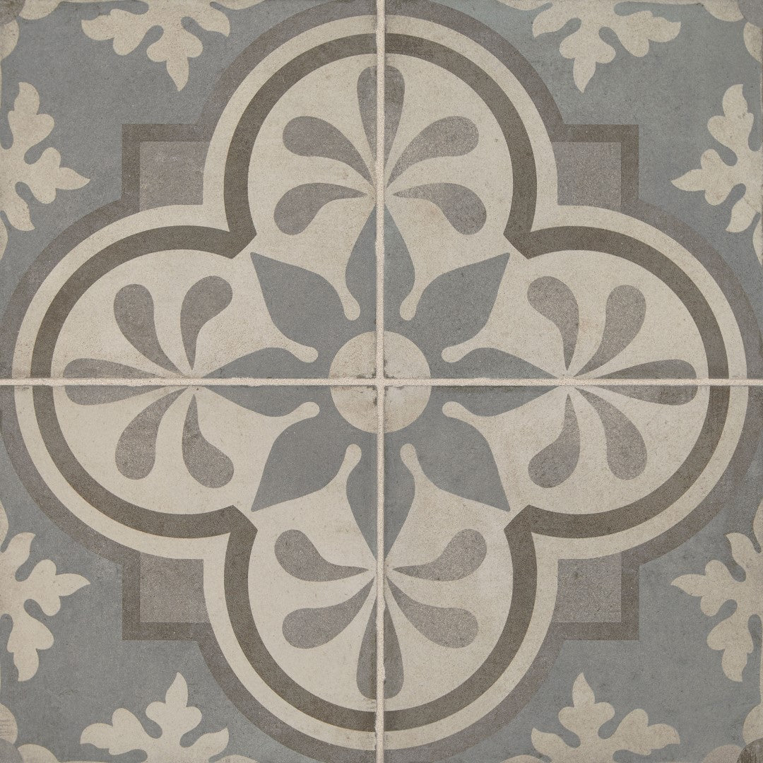 Daltile Quartetto 8" x 8" Matte Porcelain Grande Deco Floor Tile