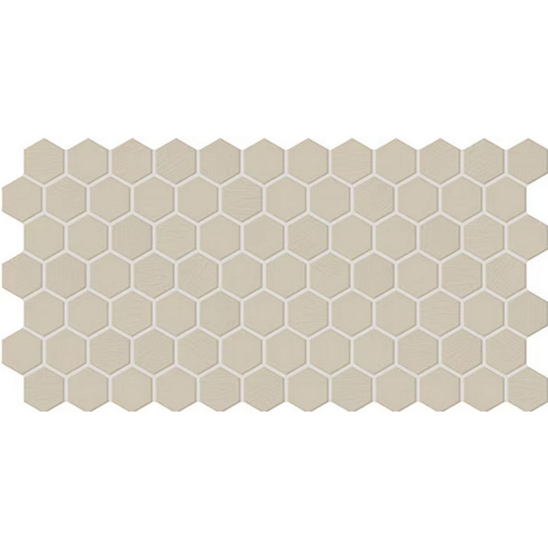 Daltile Keystones 12" x 24" Matte Porcelain 2" Hexagon Mosaic