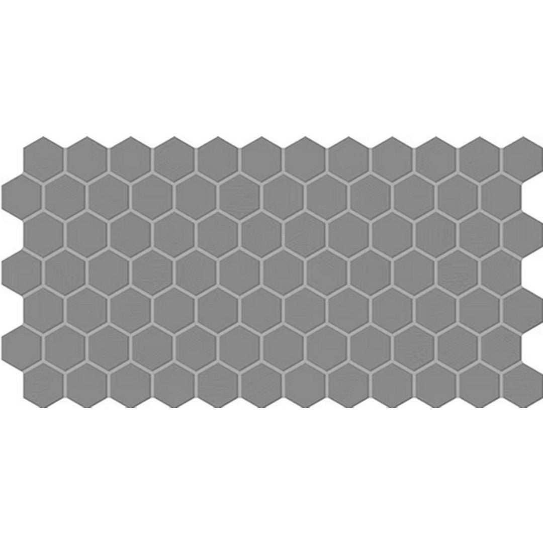 Daltile Keystones 12" x 24" Matte Porcelain 2" Hexagon Mosaic